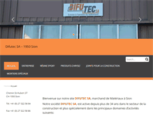 Tablet Screenshot of difutec.ch